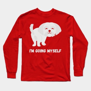 little white dog Long Sleeve T-Shirt